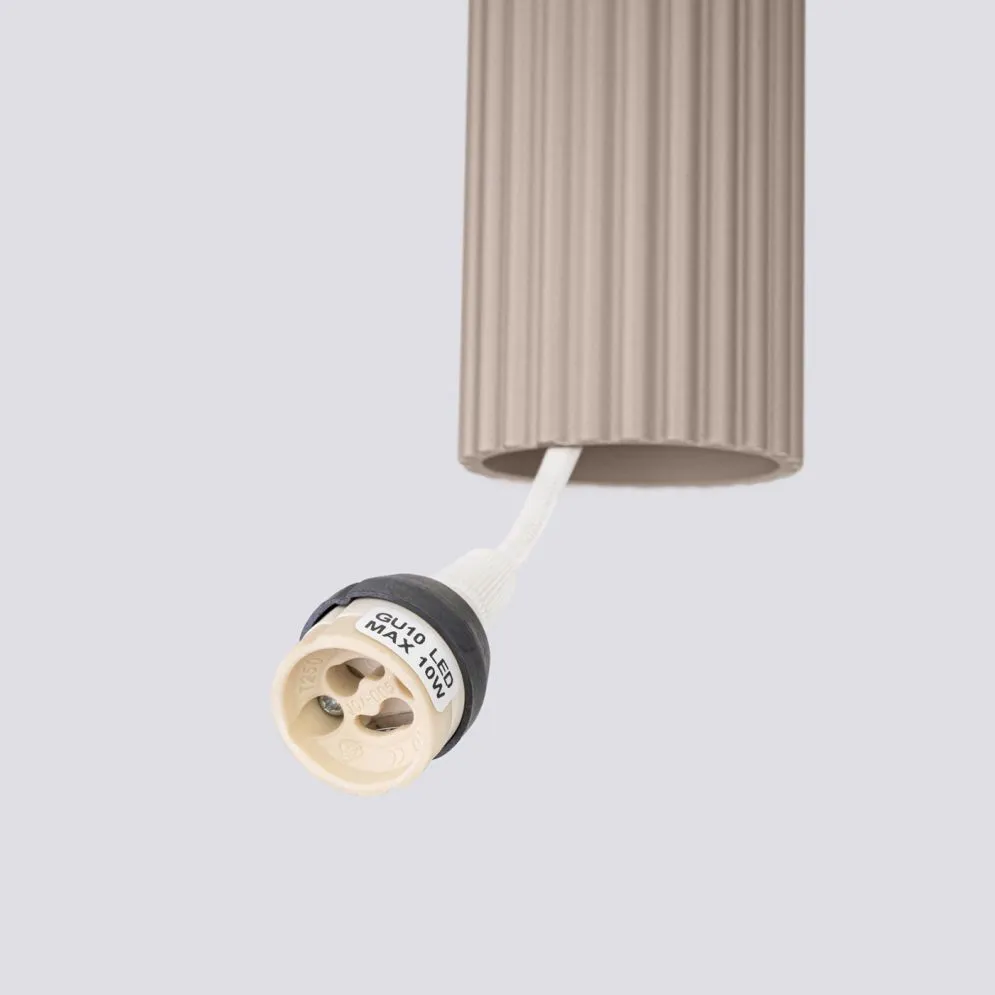 Lampa wisząca KARBON 1 taupe | sklep MIRAT kolekcja karbon