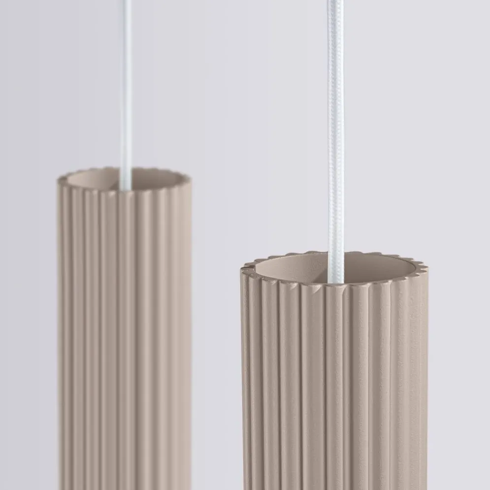 Lampa wisząca KARBON 2 taupe | sklep MIRAT  kolekcja karbon