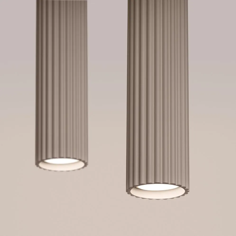 Lampa wisząca KARBON 2 taupe | sklep MIRAT  kolekcja karbon