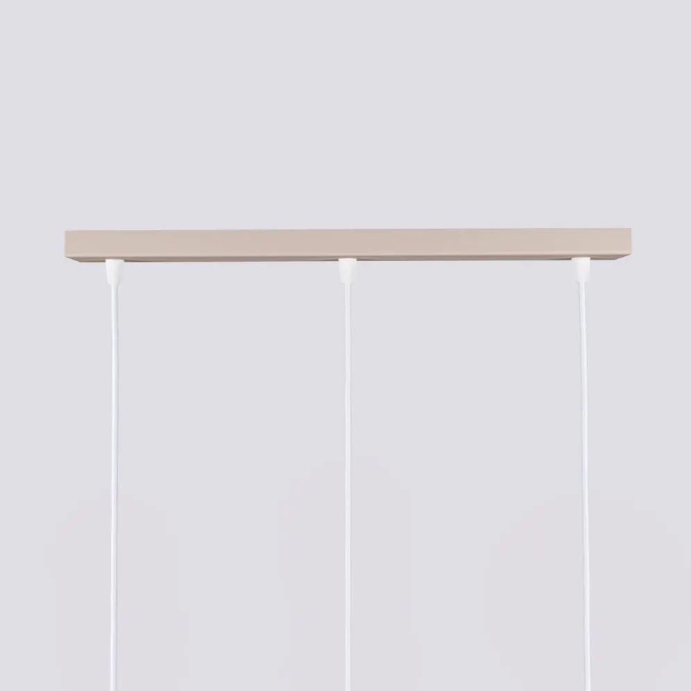 Lampa wisząca KARBON 3L taupe | sklep MIRAT  kolekcja karbon