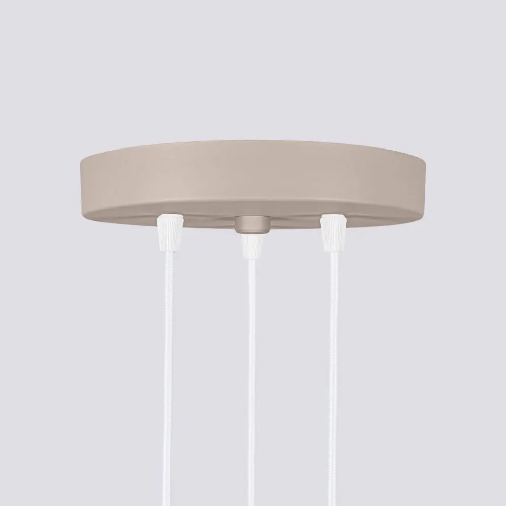 Lampa wisząca KARBON 3P taupe | sklep MIRAT kolekcja karbon
