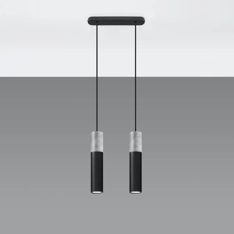 Lampa wisząca BORGIO 2 czarny | sklep MIRAT kolekcja borgio