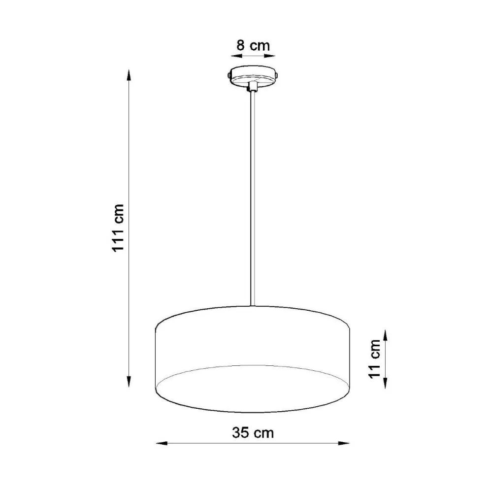 Lampa wisząca ARENA 35 biała | sklep MIRAT kolekcja arena