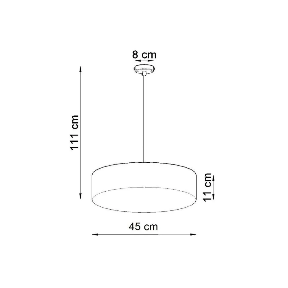 Lampa wisząca ARENA 45 czarna | sklep MIRAT  kolekcja arena