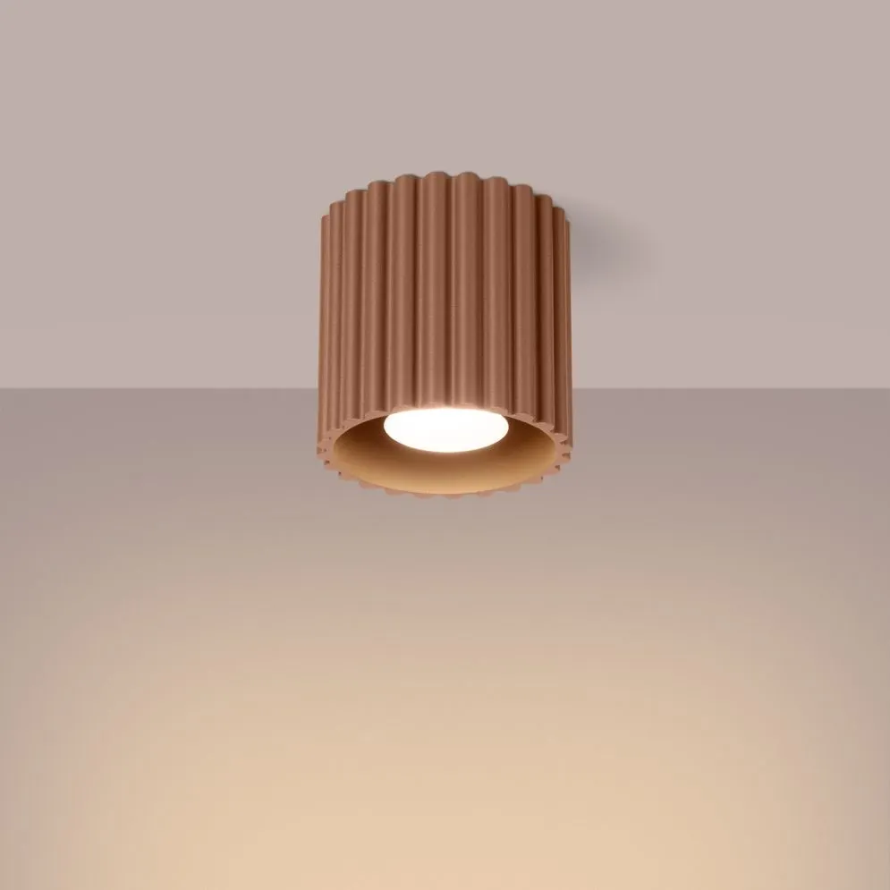 Plafon AURA 1 mocca GU10 | sklep MIRAT  kolekcja aura