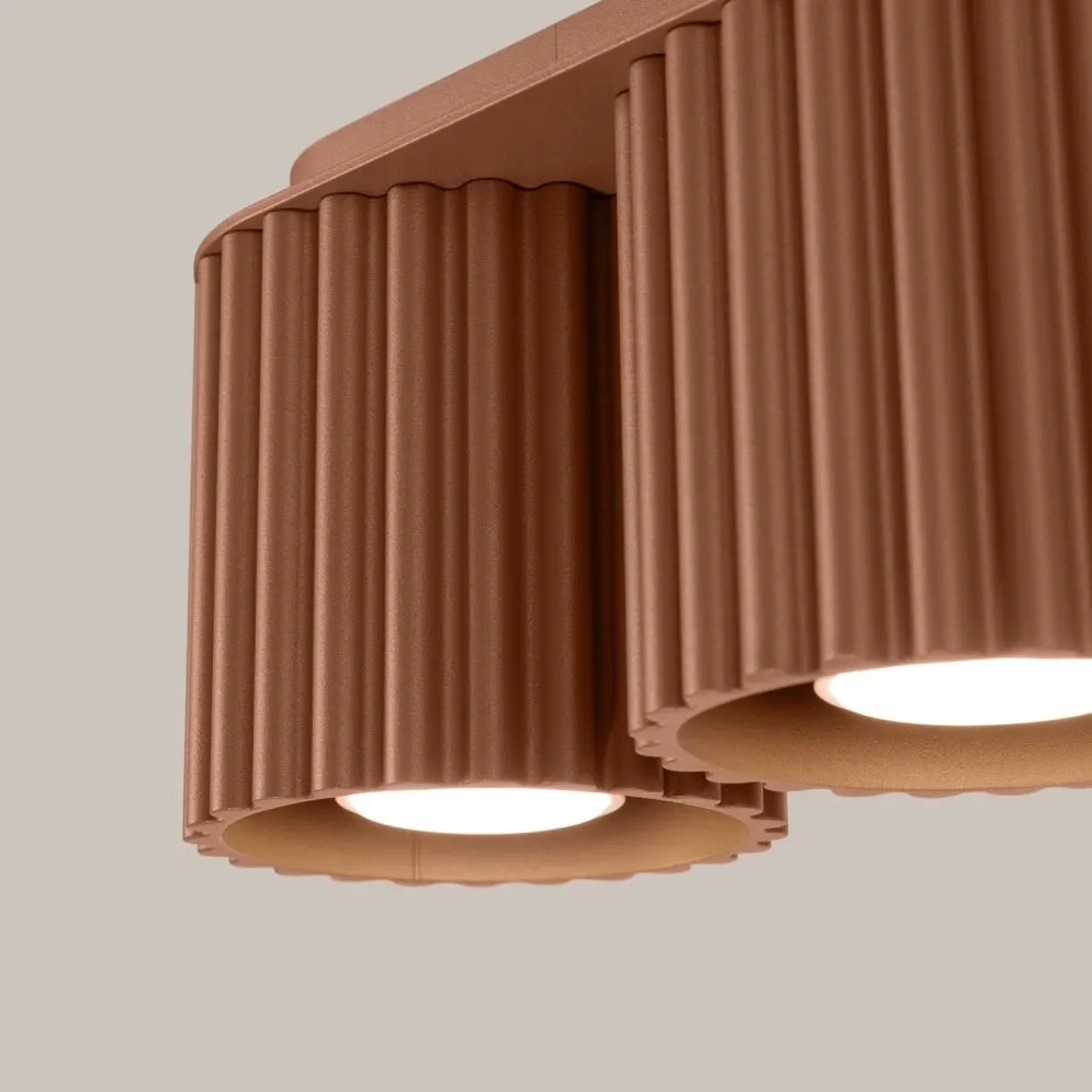 Plafon AURA 2 mocca GU10 | sklep MIRAT kolekcja aura