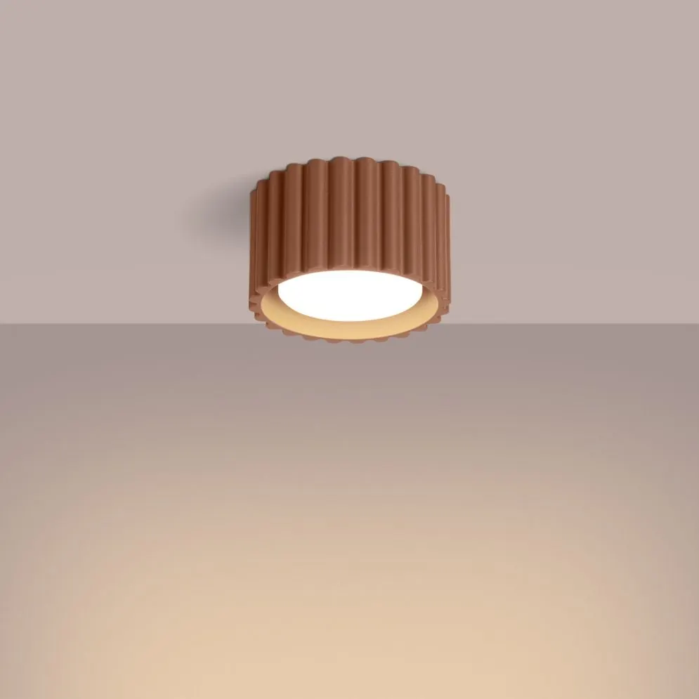 Plafon AURA 1 mocca Gx53 | sklep MIRAT kolekcja aura