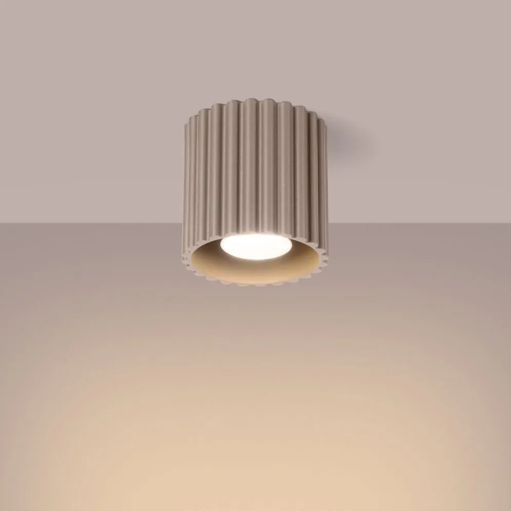Plafon AURA 1 taupe GU10 | sklep MIRAT kolekcja aura