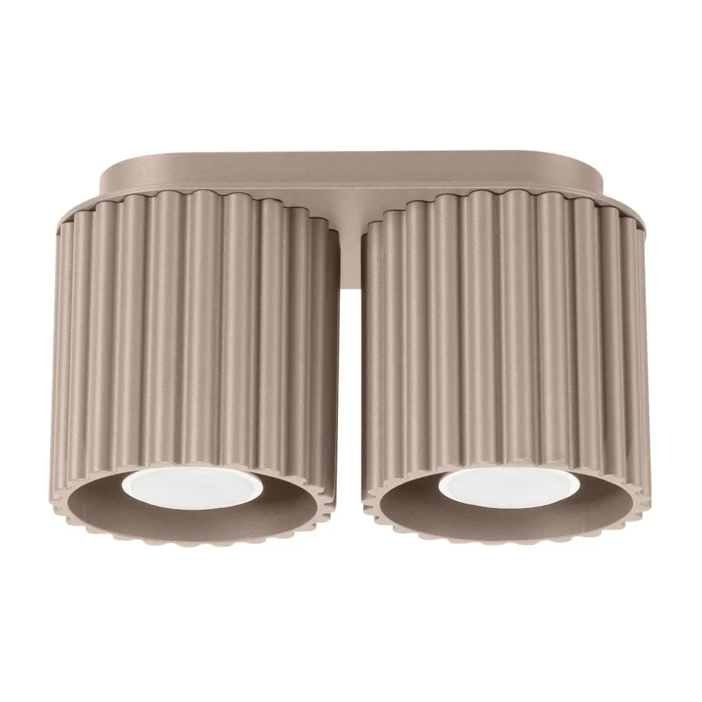 Plafon AURA 2 taupe GU10 | sklep MIRAT kolekcja aura