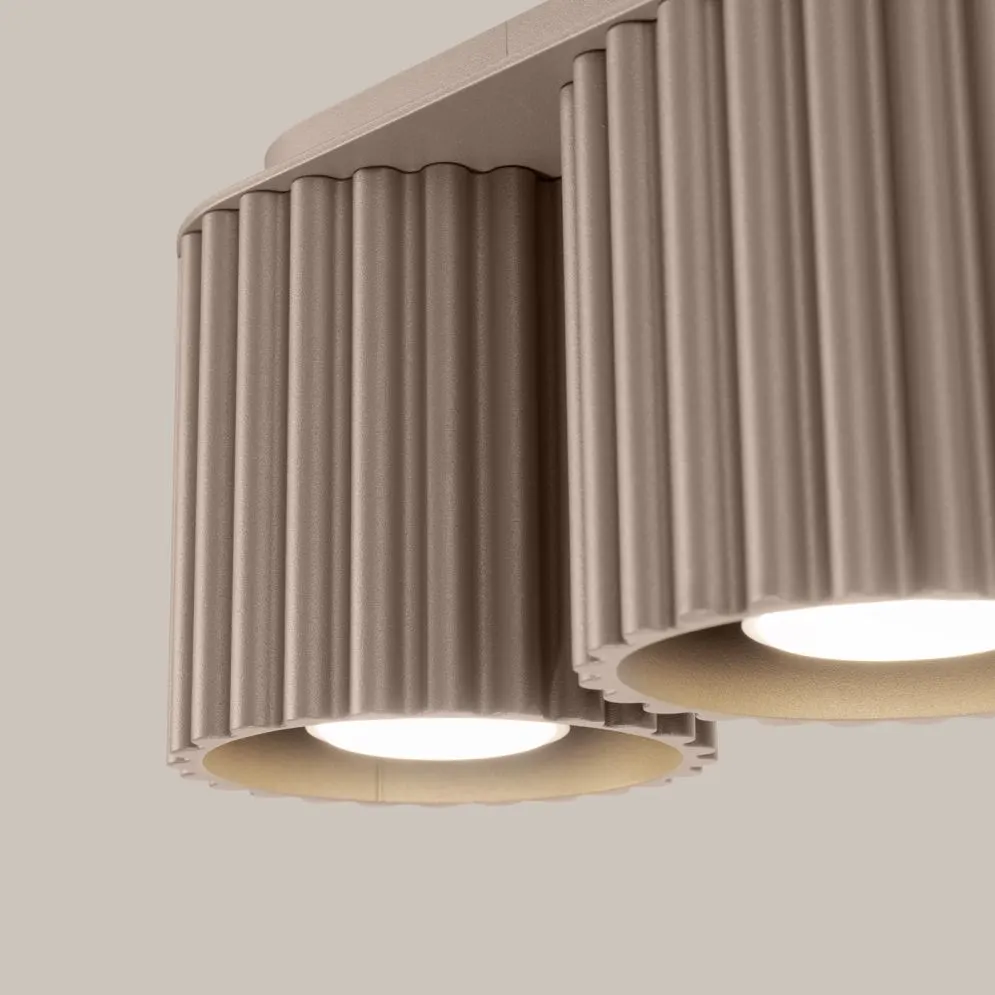 Plafon AURA 2 taupe GU10 | sklep MIRAT kolekcja aura