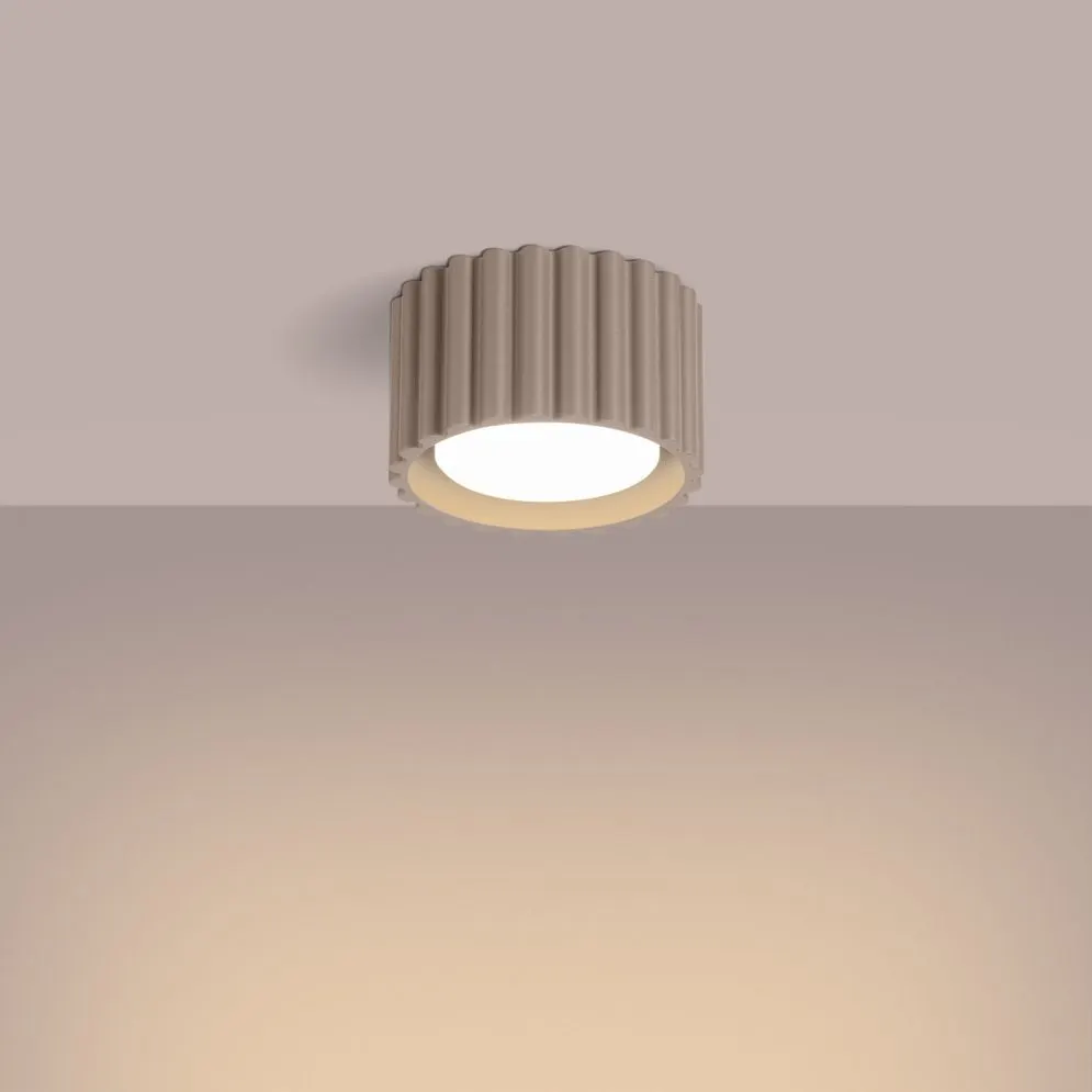 Plafon AURA 1 taupe Gx53 | sklep MIRAT kolekcja aura