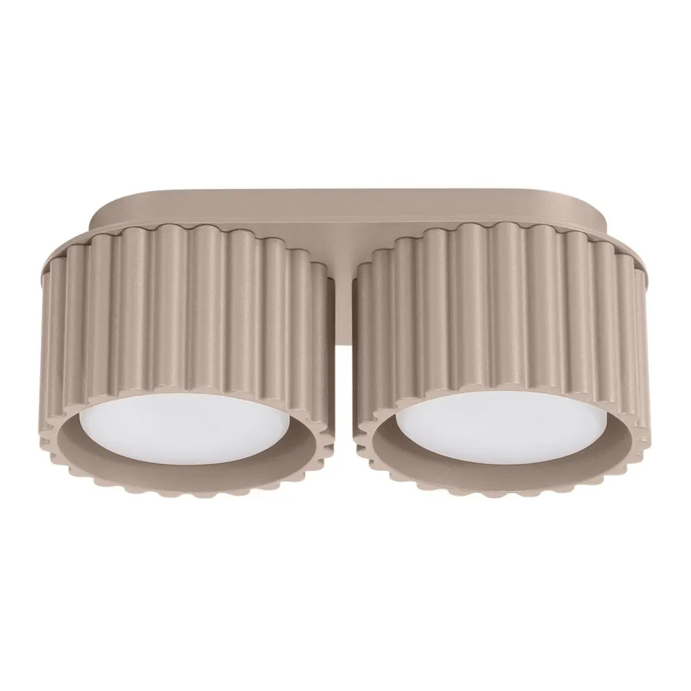 Plafon AURA 2 taupe Gx53 | sklep MIRAT kolekcja aura