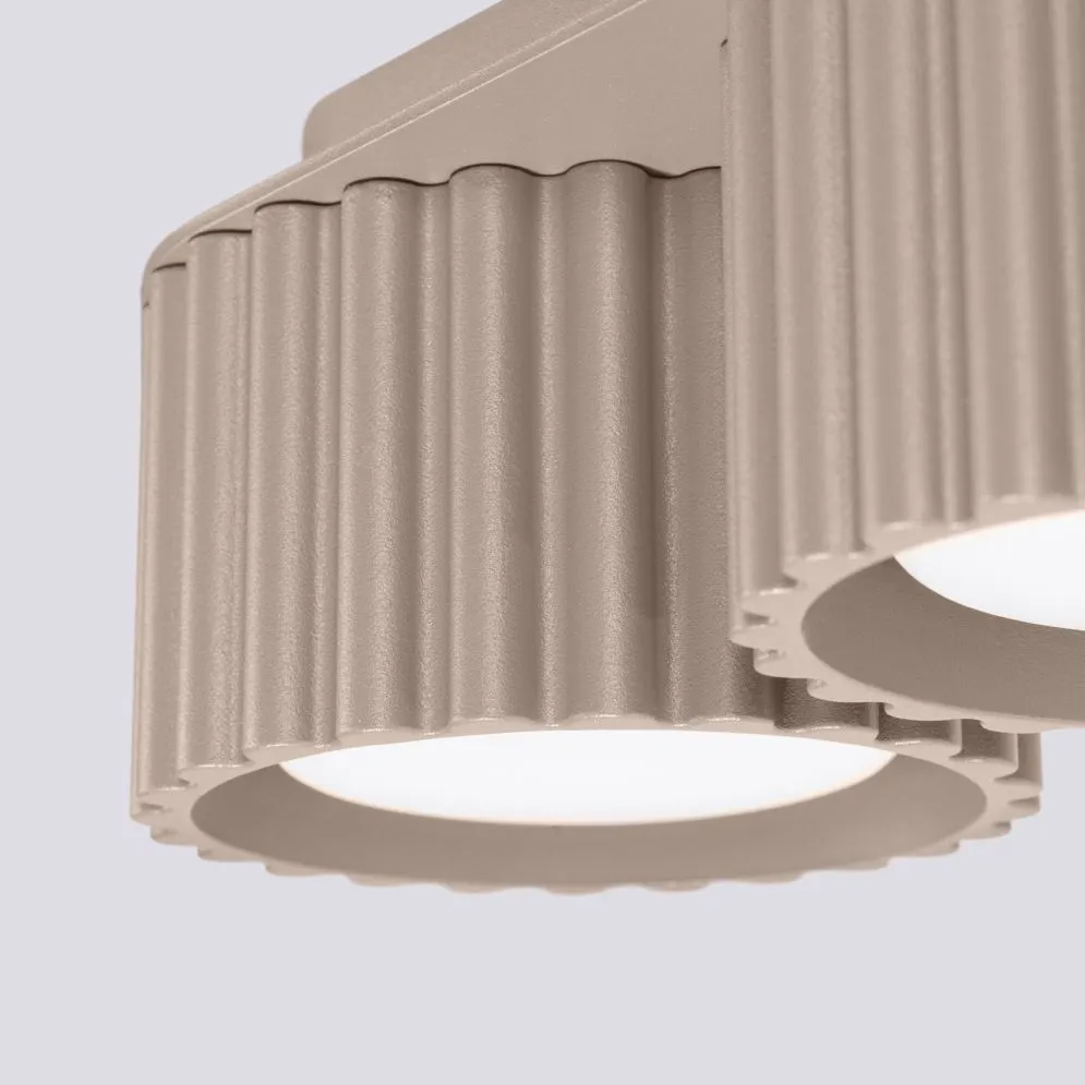 Plafon AURA 2 taupe Gx53 | sklep MIRAT kolekcja aura