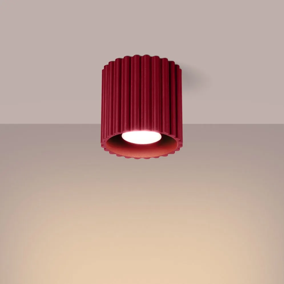 Plafon AURA 1 burgund GU10 | sklep MIRAT kolekcja aura