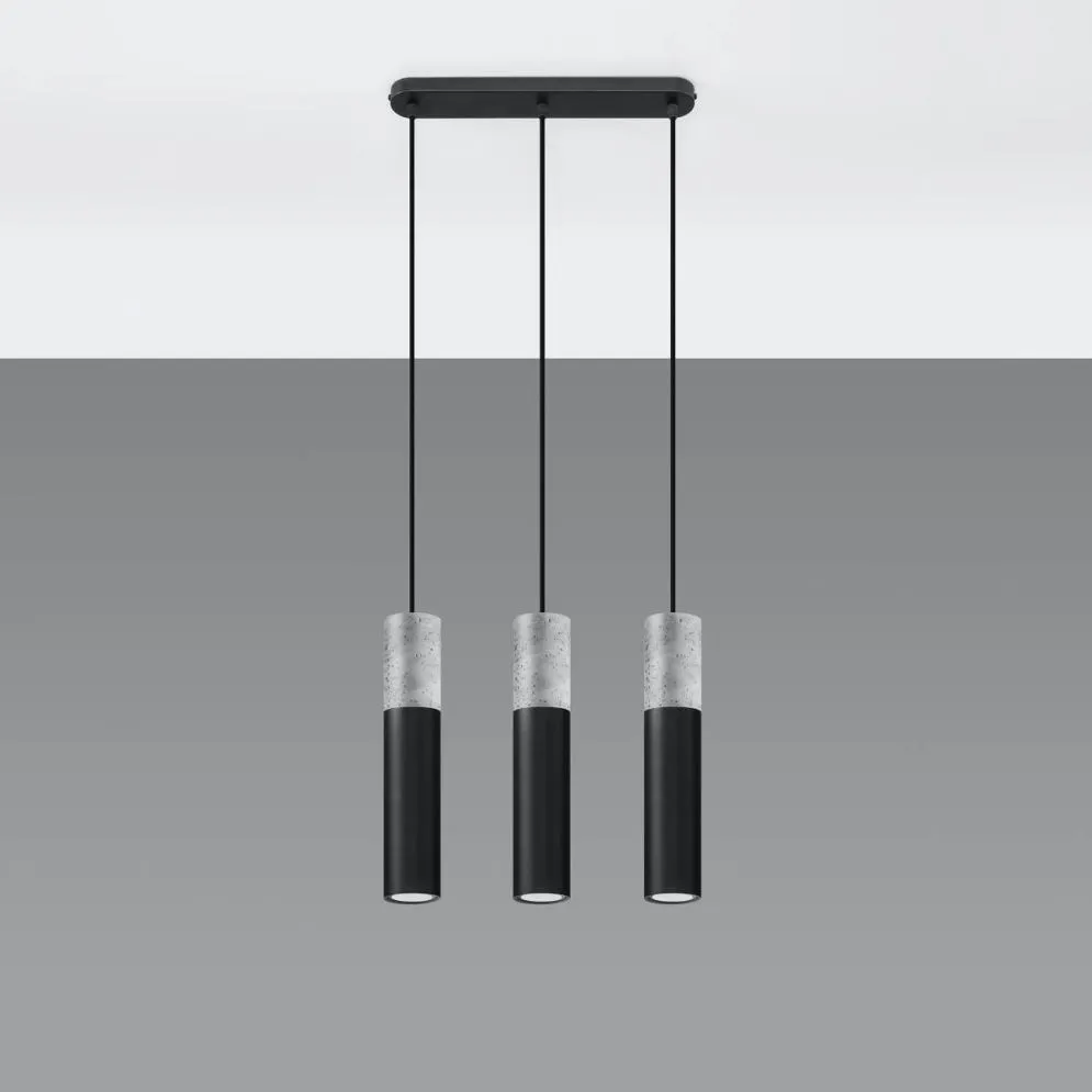 Lampa wisząca BORGIO 3L czarny | sklep MIRAT kolekcja borgio