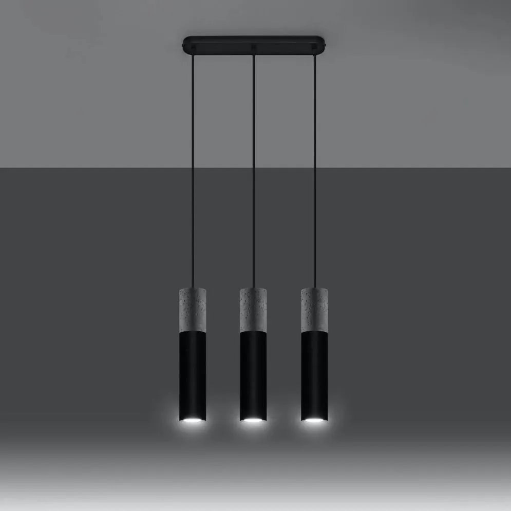 Lampa wisząca BORGIO 3L czarny | sklep MIRAT kolekcja borgio