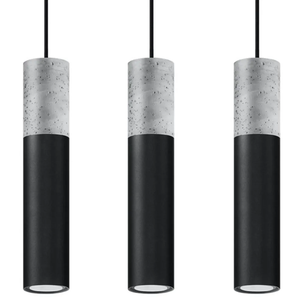 Lampa wisząca BORGIO 3L czarny | sklep MIRAT kolekcja borgio