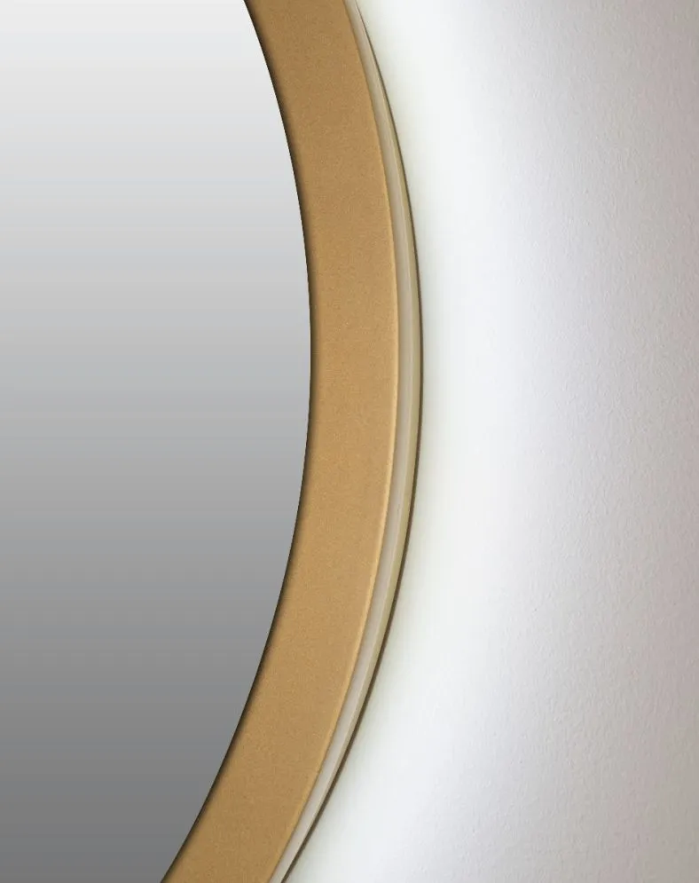 Lustro łazienkowe ZIRCON STANDARD 100 z oświetleniem LED | MIRAT. w stylu kolekcja ZIRCON