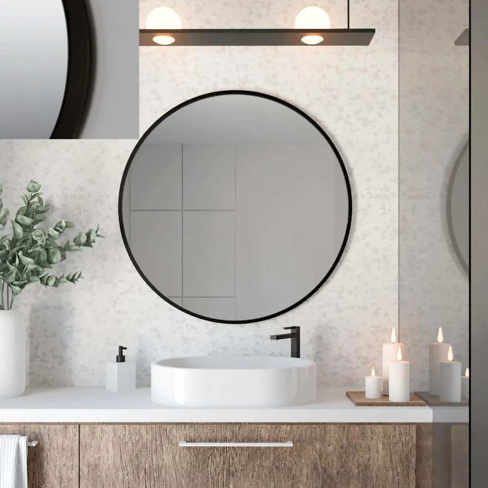 Lustro łazienkowe ZIRCON STANDARD 90 dekoracyjne | MIRAT. w stylu kolekcja ZIRCON