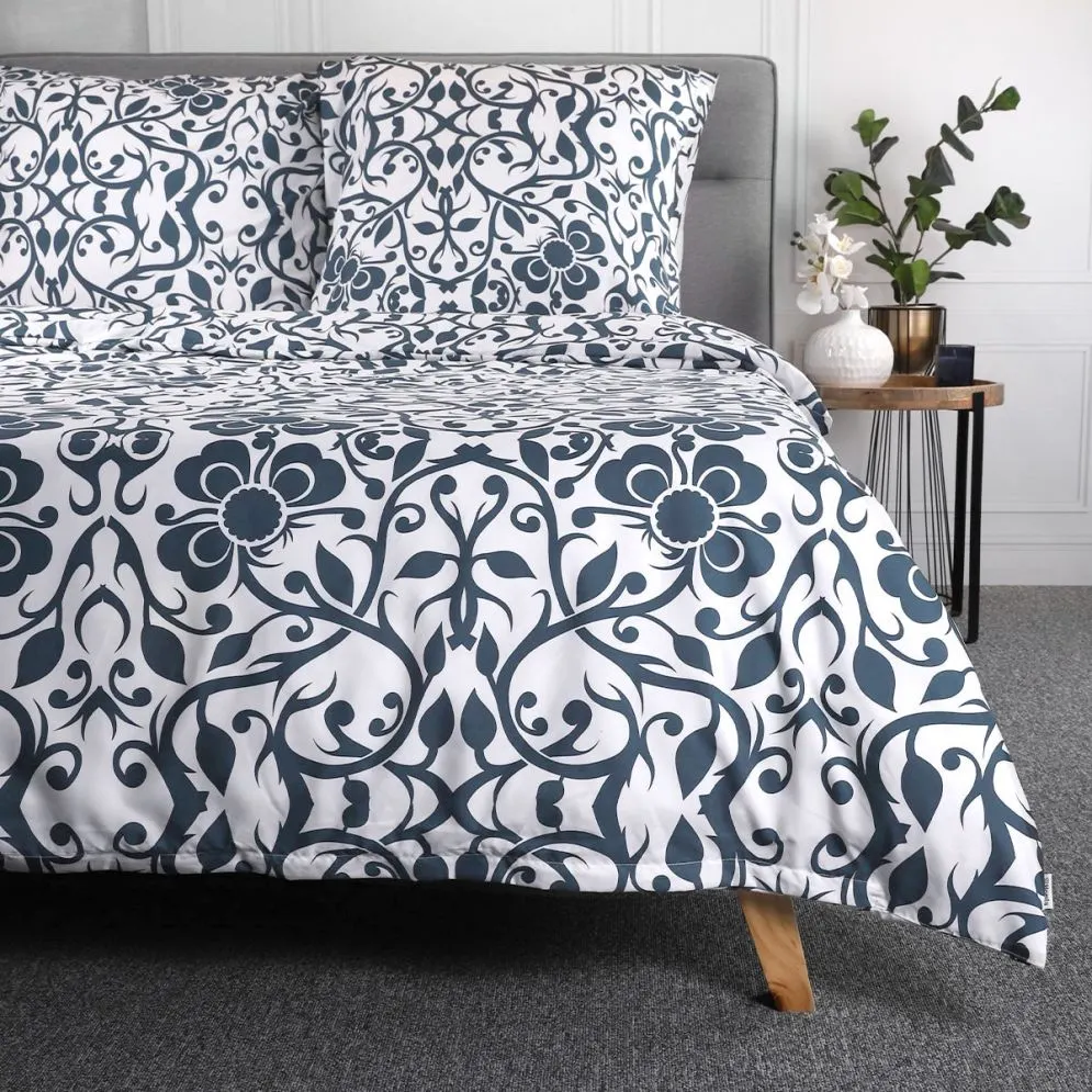 Komplet pościeli w kwiaty HEDE 200x220 | MIRAT