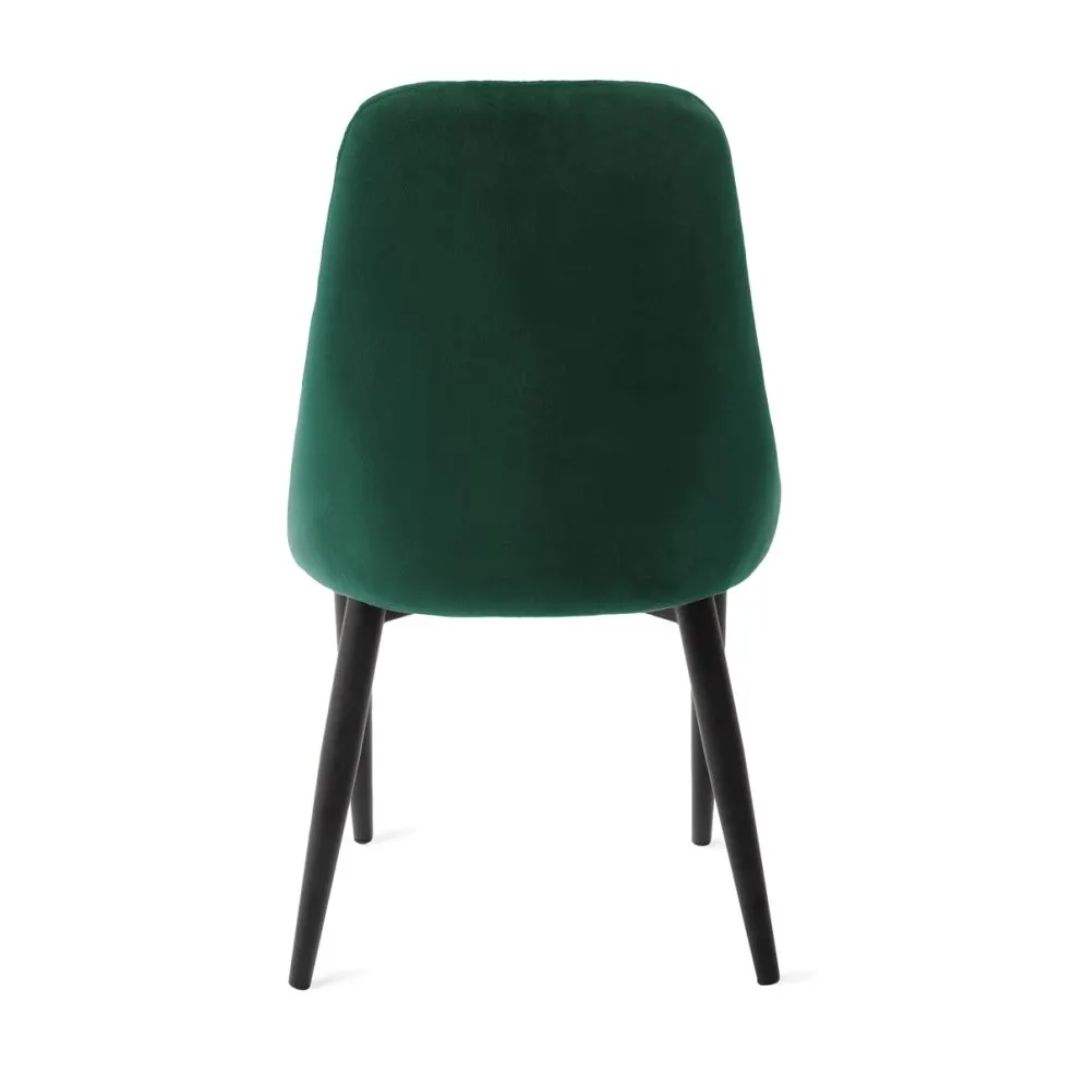 Krzesło tapicerowane LOUIS QUILTER zielone w stylu loft | MIRAT styl LOFT
