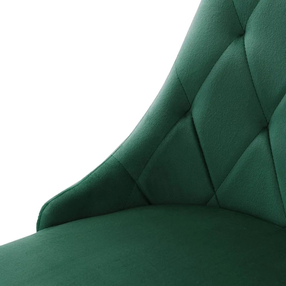 Krzesło tapicerowane LOUIS QUILTER zielone w stylu loft | MIRAT styl LOFT
