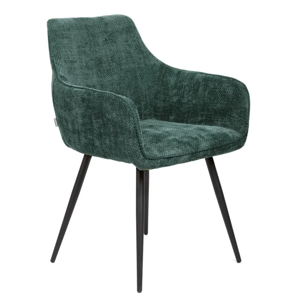 Krzesło tapicerowane SATORI POP zielone strukturalne | MIRAT styl LOFT
