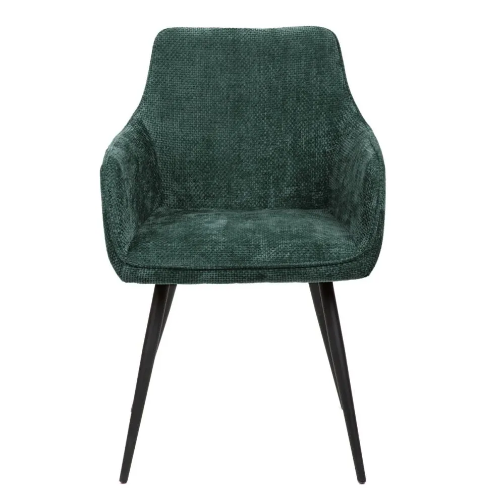 Krzesło tapicerowane SATORI POP zielone strukturalne | MIRAT styl LOFT
