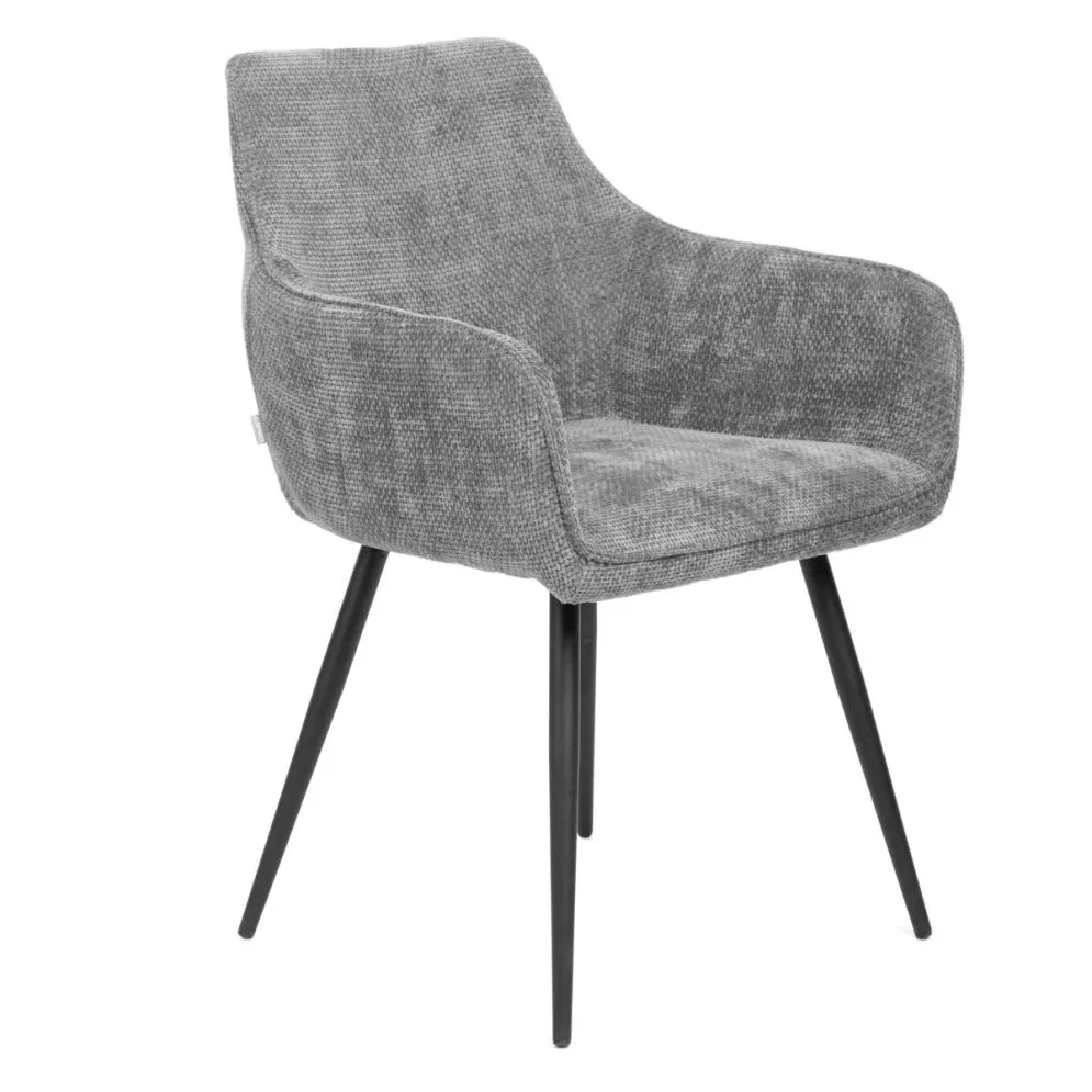 Krzesło tapicerowane SATORI FASO szare | MIRAT styl LOFT