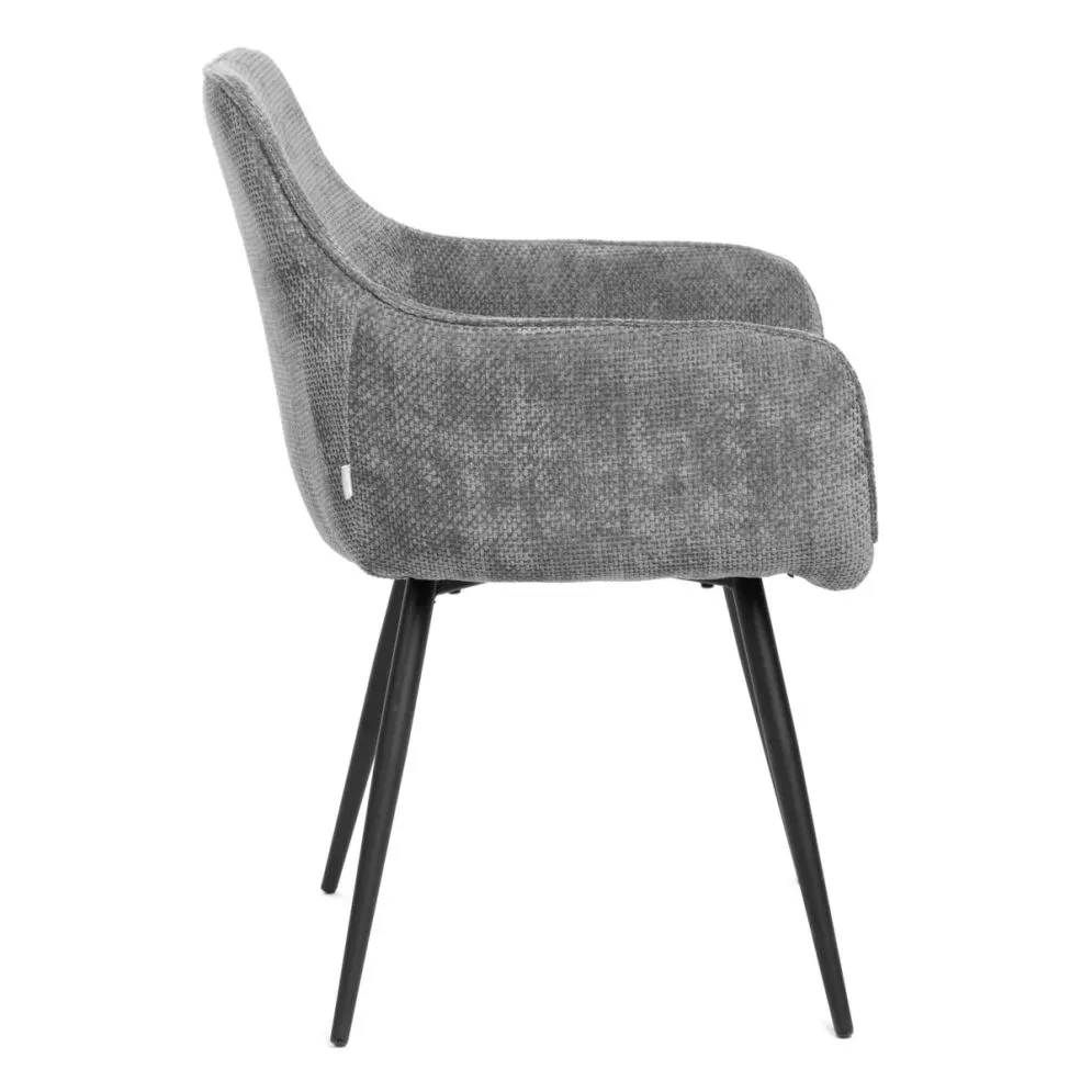 Krzesło tapicerowane SATORI FASO szare | MIRAT styl LOFT