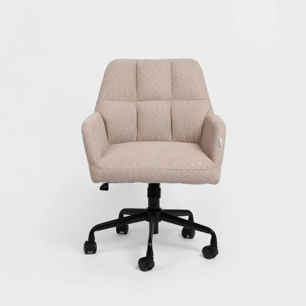 Fotel obrotowy SEESNA w tkaninie TEDDY|MIRAT