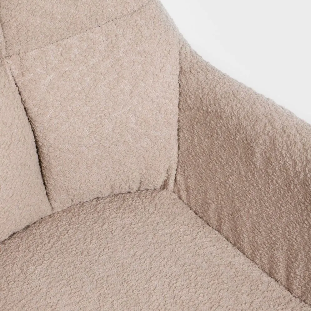 Fotel obrotowy SEESNA w tkaninie TEDDY|MIRAT