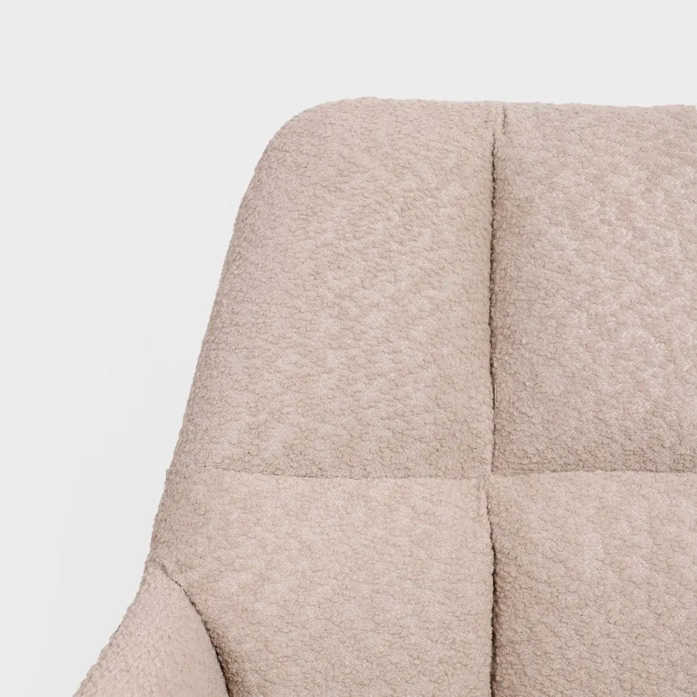Fotel obrotowy SEESNA w tkaninie TEDDY|MIRAT