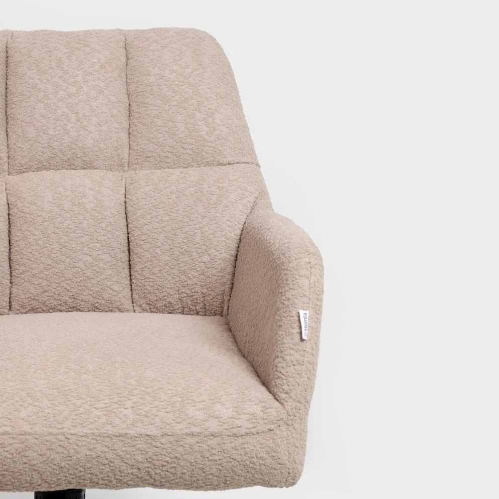 Fotel obrotowy SEESNA w tkaninie TEDDY|MIRAT