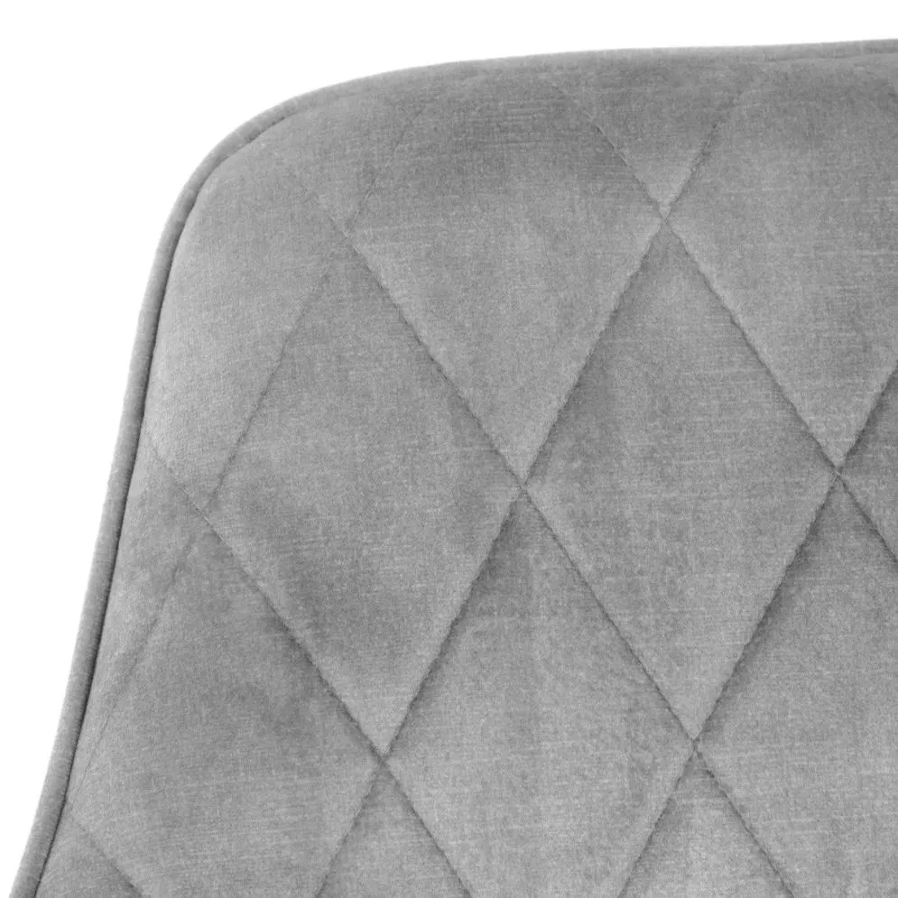 Krzesło tapicerowane SATORI szare na czarnych nogach | MIRAT styl LOFT