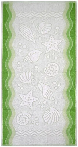 Ręcznik kąpielowy Greno Flora Ocean 70x140 zielony MIRAT.
