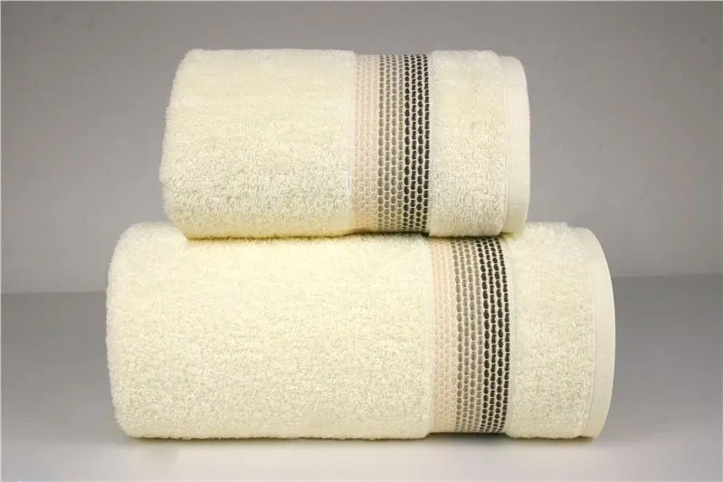 Ręcznik kąpielowy Frotex Ombre 70x140 kremowy MIRAT.