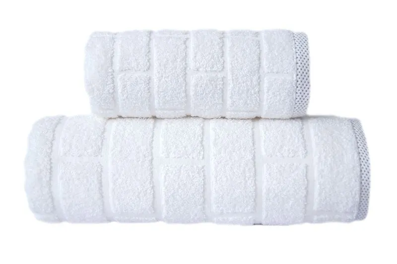Ręcznik kąpielowy Greno Brick 70x140 biały MIRAT.