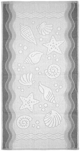 Ręcznik bawełniany Greno Flora Ocean 40x60 popielaty MIRAT.