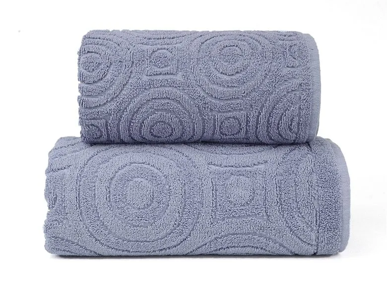 Ręcznik kąpielowy Greno Emma 2 70x140 popielaty MIRAT.