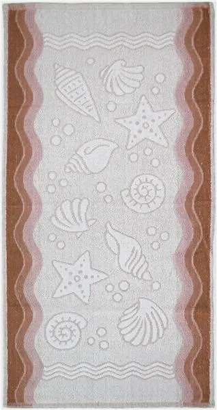 Ręcznik kąpielowy Greno Flora Ocean 70x140 brązowy MIRAT.