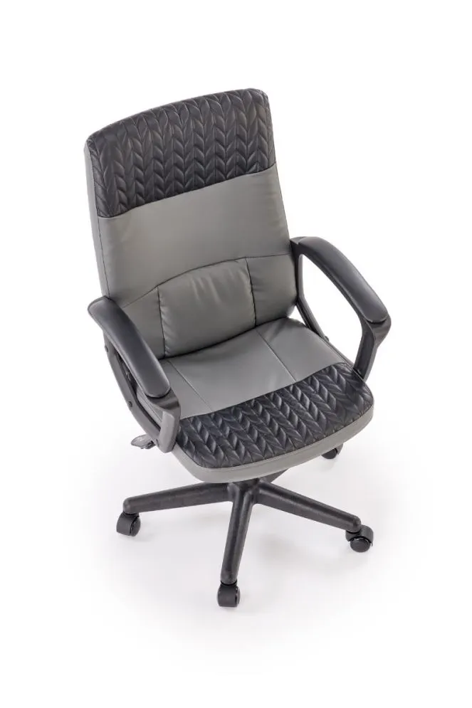 Fotel biurowy BJORN czarny/szary gabinetowy I sklep meblowy MIRAT.