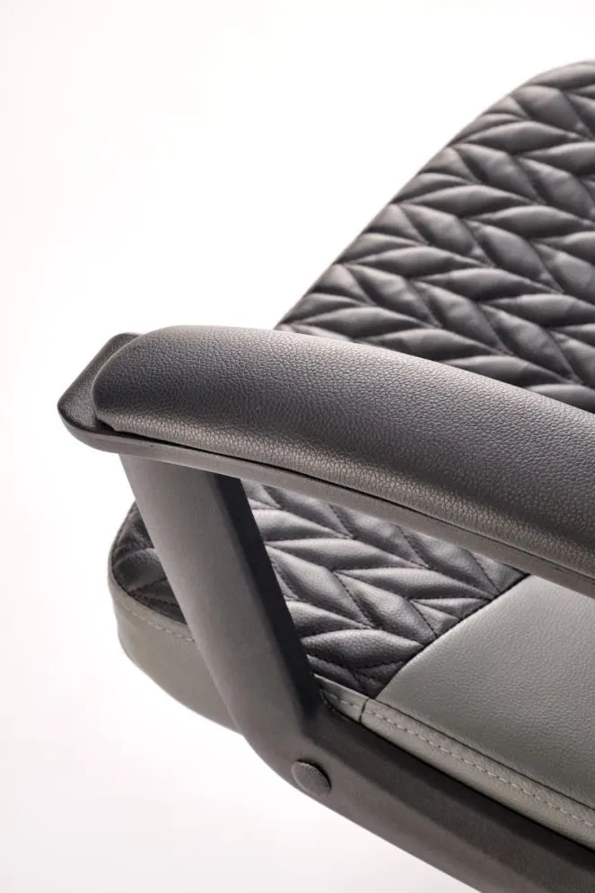 Fotel biurowy BJORN czarny/szary gabinetowy I sklep meblowy MIRAT.