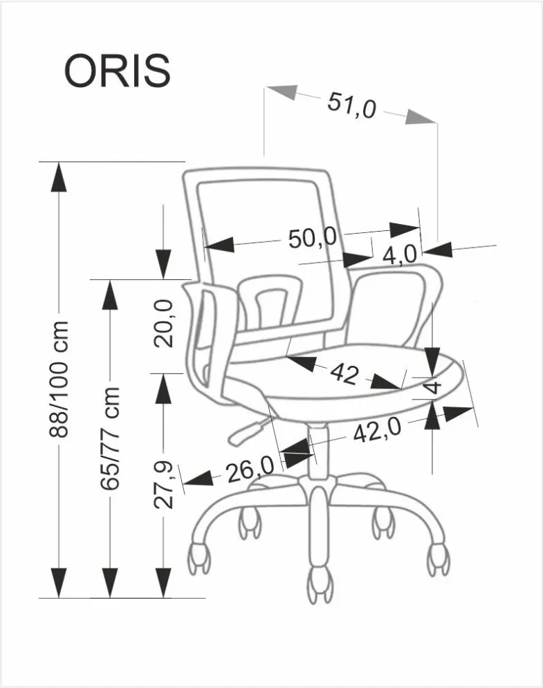 Fotel dziecięcy ORIS wielokolorowy młodzieżowy I sklep meblowy MIRAT.