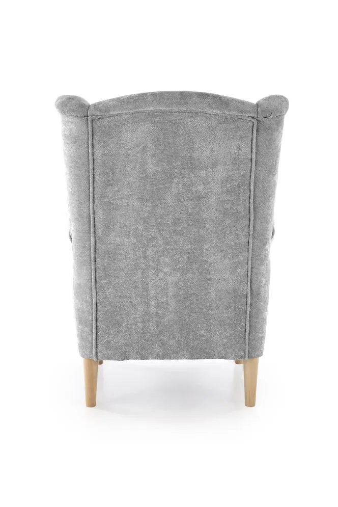 Fotel uszak HERMES szary tapicerowany I sklep meblowy MIRAT.