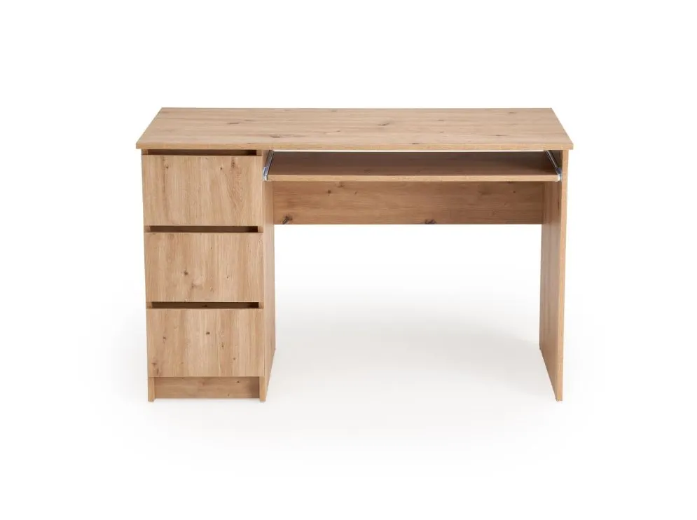 Biurko CINO dąb artisan z szufladami na rolkowych prowadnicach I sklep meblowy MIRAT.