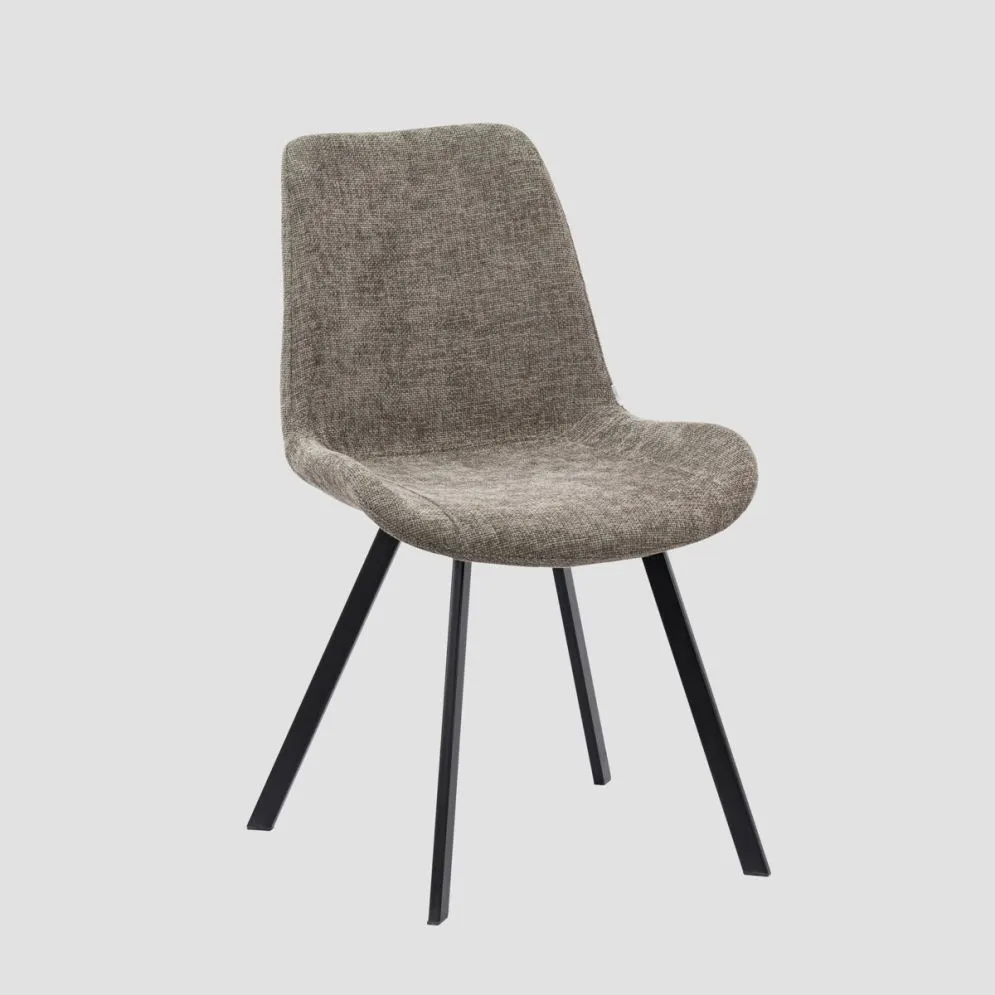 Krzesło SILLA na czarnym stelażu | MIRAT styl LOFT