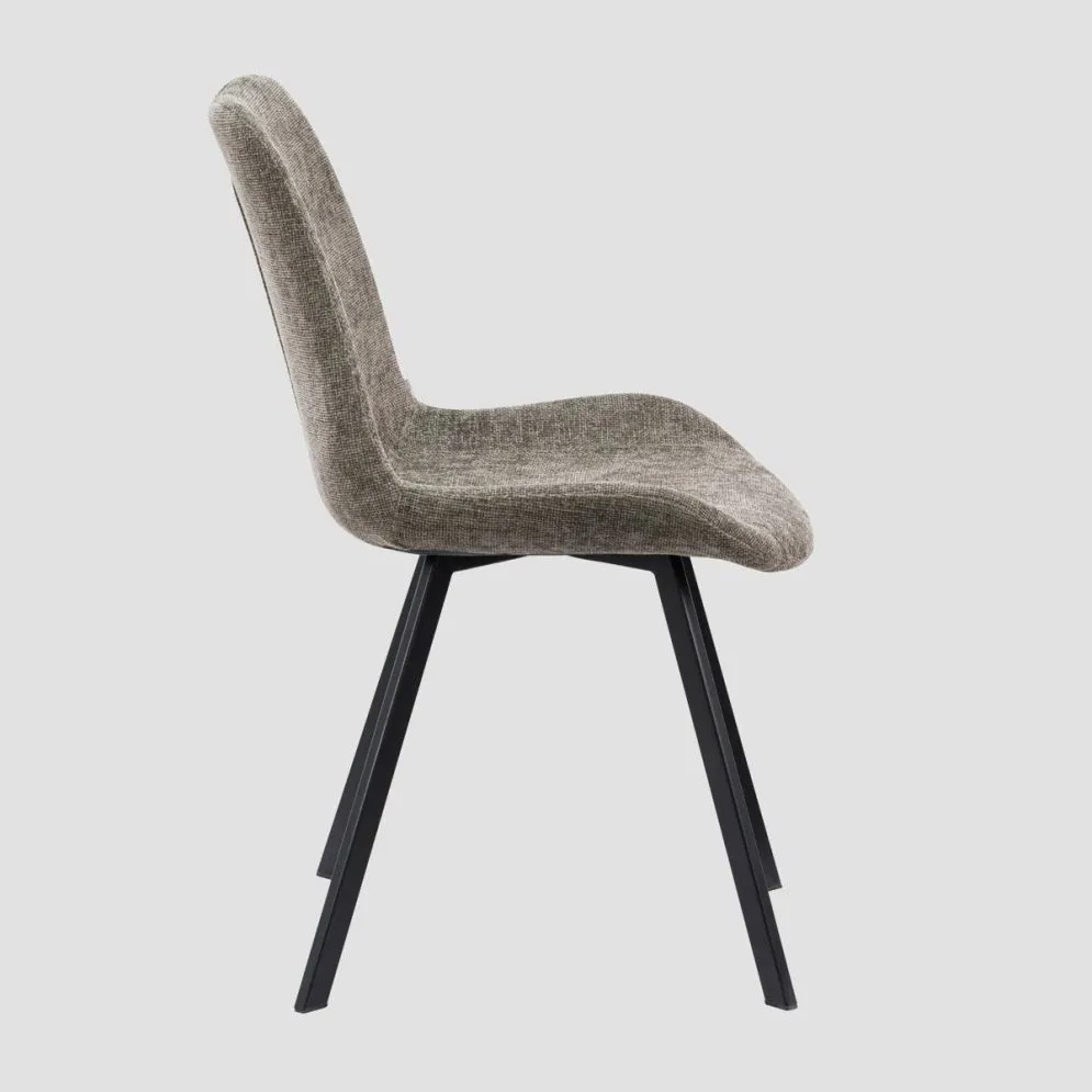 Krzesło SILLA na czarnym stelażu | MIRAT styl LOFT