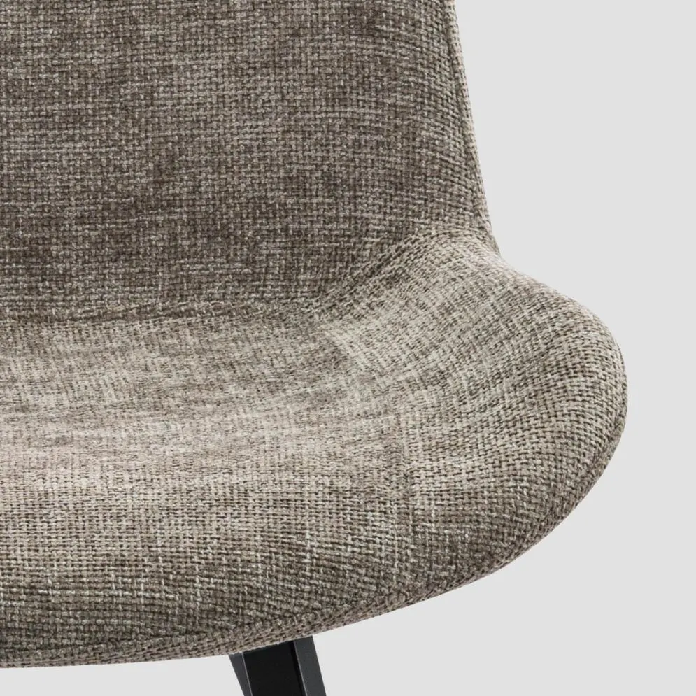 Krzesło SILLA na czarnym stelażu | MIRAT styl LOFT