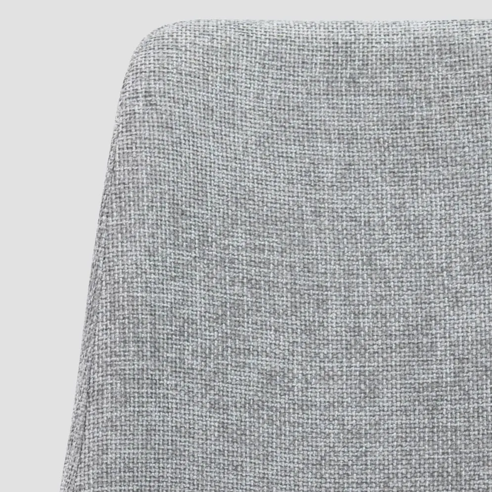 Krzesło tapicerowane SILLA z czarnymi nogami | MIRAT styl LOFT